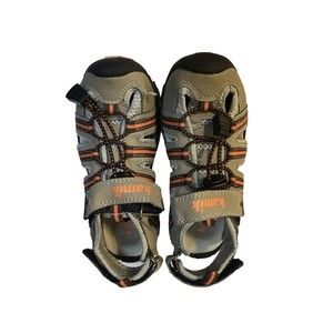 Kamik Size 2 Iguana HK4097 Outdoor Shoes Fisher Water Sandals Youth Brown Orange